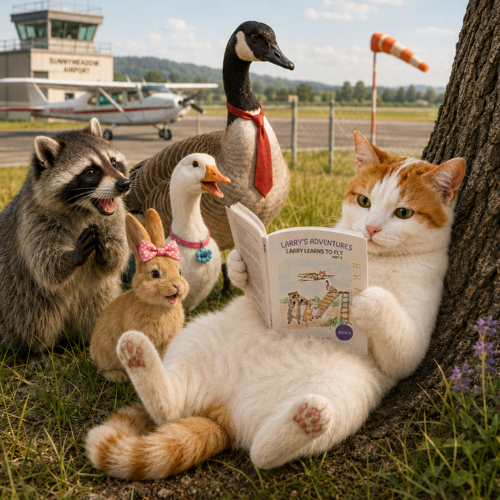 BOOK 4: LARRY’S ADVENTURES - LARRY LEARNS TO FLY part 2