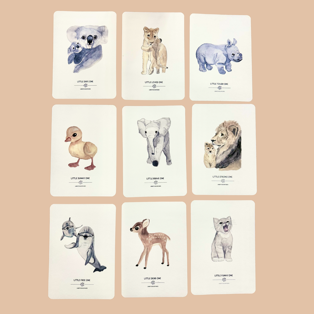 Larry's Little Friends - Postcard set A6